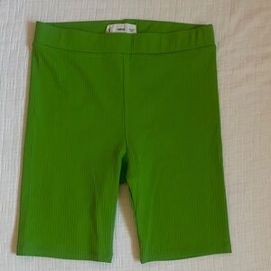 MANGO Bright Green Women's Shorts